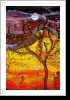 "Harambee 22", 50 x 70, Gouache und Tusche auf Leinwand "Harambee 22", 50 x 70, Gouache und Tusche auf Leinwand