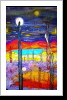 "Harambee 28", 50x70, Gouache und Tusche auf Leinwand "Harambee 28", 50x70, Gouache und Tusche auf Leinwand