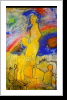 "Harambee 31", 50x70, Gouache und Tusche auf Leinwand "Harambee 31", 50x70, Gouache und Tusche auf Leinwand