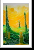 "Harambee 33", 50x70, Gouache und Tusche auf Leinwand "Harambee 33", 50x70, Gouache und Tusche auf Leinwand