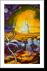 "Harambee 53", 50x70, Gouache und Tusche auf Leinwand "Harambee 53", 50x70, Gouache und Tusche auf Leinwand