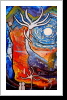 "Harambee 68", 50x70, Gouache und Tusche auf Leinwand "Harambee 68", 50x70, Gouache und Tusche auf Leinwand