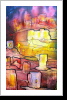 "Harambee 79", 50x70, Gouache und Tusche auf Leinwand "Harambee 79", 50x70, Gouache und Tusche auf Leinwand