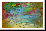 "Harambee 91", 50x70, Gouache und Tusche auf Leinwand "Harambee 91", 50x70, Gouache und Tusche auf Leinwand